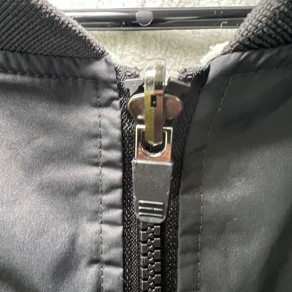 MSX By Michael Strahan Full Zip Reversable Jacket Mens Size Large Gray Fleece - Picture 6 of 16